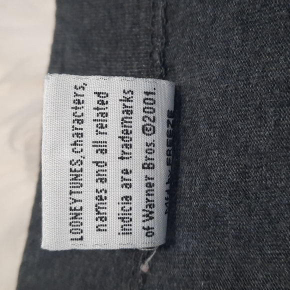 2001 Y2K Original Looney Tunes Raglan Baseball Shirt - Picture 4 of 5